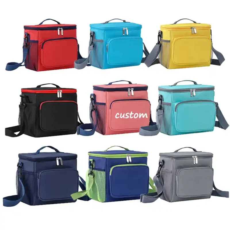 Wärmedämmung Oxford Stoff Hand Schulter Lunchbox Tasche tragbare frische Outdoor-Picknick beutel Eis beutel