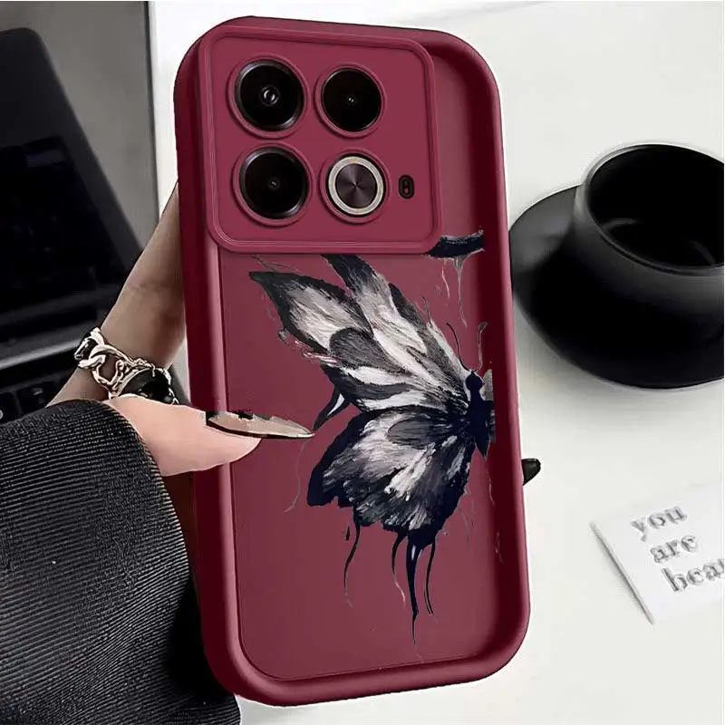 Note40 Artistic Butterfly Sky Eye Ladder Phone Case For Infinix Note30 Tecno Spark 20 10 9 8C 7 6Go 5 Go Pova 4 Pop 5 6 Cover