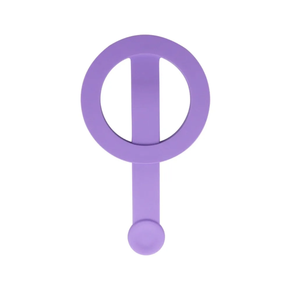 

Магнитный держатель для телефона с круглой ручкой, силиконовый регулируемый ремешок, кольцо-держатель для телефона, мягкий вращающийся держатель для iPhone 17/16/15/14/13/12