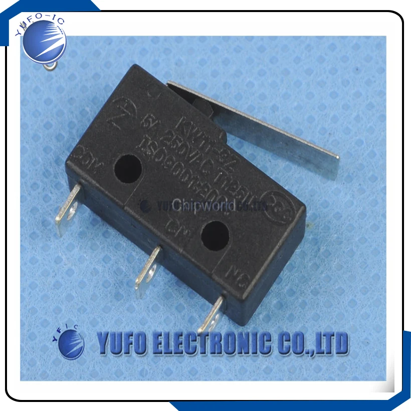 Frete grátis um lote 10 peças interruptor tático KW11-3Z 5A 250V microinterruptor 3PIN JL024 3 pinos 3Z KW11
