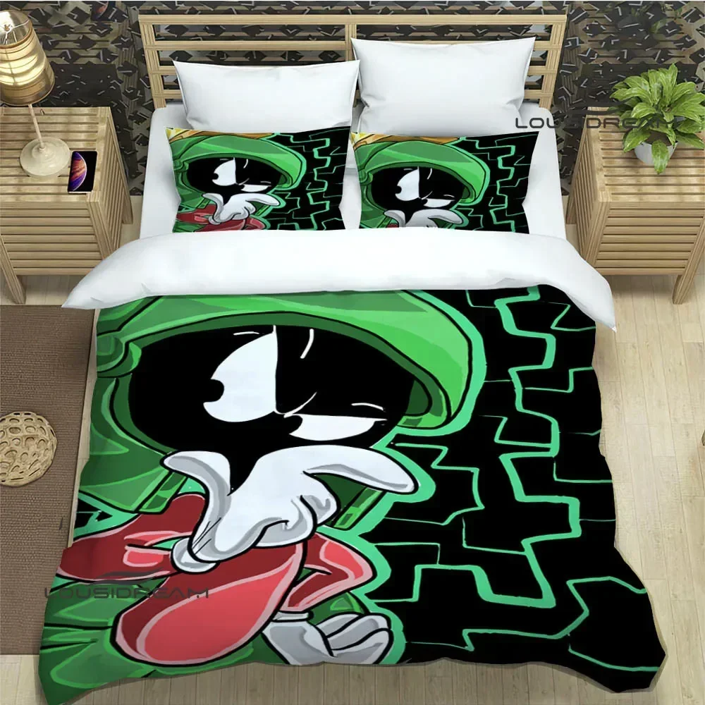 Marvin The Martian Cartoon Bedding Sets exquisite bed supplies set duvet cover comforter set bedding set luxury birthday gift