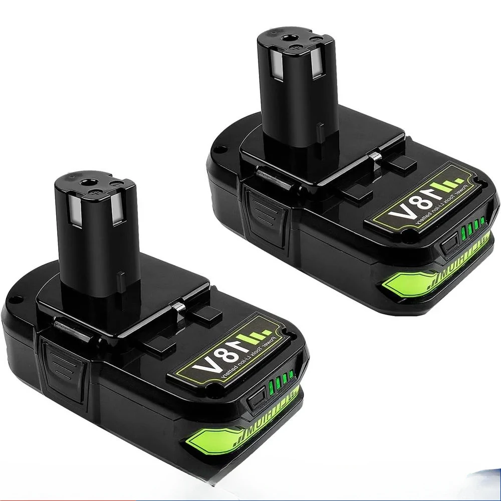 Upgraded 3800mAh 2Packs Battery Ryobi 18V ONE  P102 P103 P105 P107 P108 P109 Cordless Power Tools Li-Ion CE/RoHS/FCC Certified