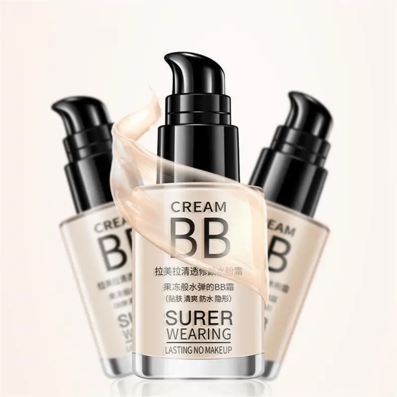 Pores Nourishing Liquid Foundation Water Proof Moisturizing Bb Cream Brighten Oil Control Natural Makeup Skin Care Products