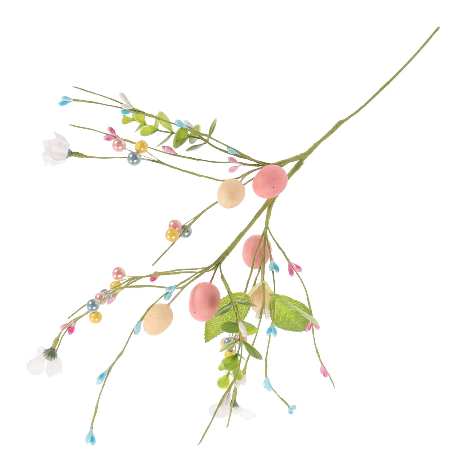

Realistic Artificial Easter Egg Twig Branch Decorative Simulation Berry Stem for Easter Party Home Decoration Centerpiece