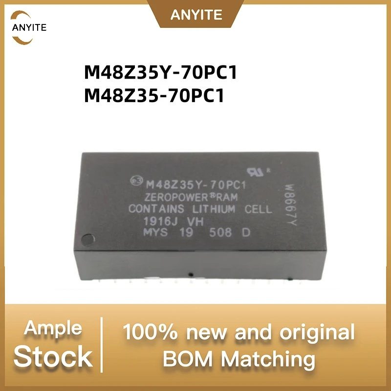 1Pcs/lot New    M48Z35Y-70PC1 M48Z35-70PC1