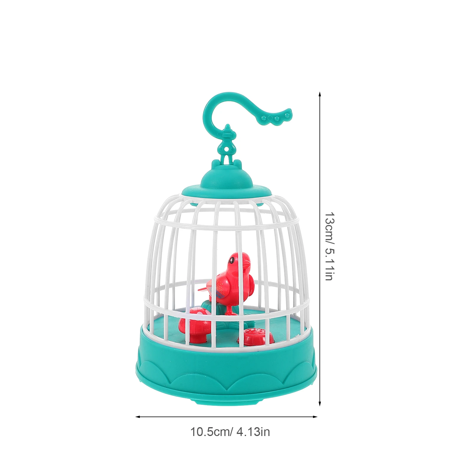 

5pcs 5 Pack Electric Interactive Animated Birds Figurine Cage for Chattering