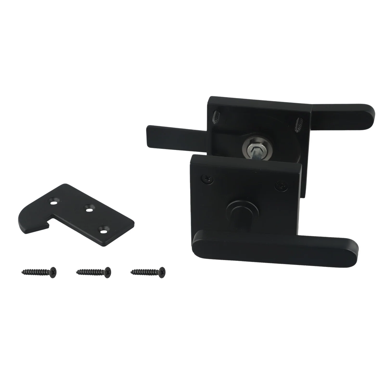 

Double Sided Latch Wooden Door Latch Child Safety Convenient Handle Flip Door Latch High-quality Aluminum For Yard Security