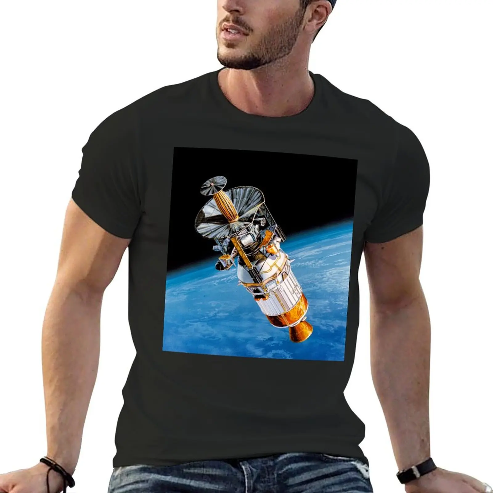 

Galileo with inertial upper stage in low Earth orbit T-Shirt heavyweights kawaii clothes man clothes Short sleeve tee men