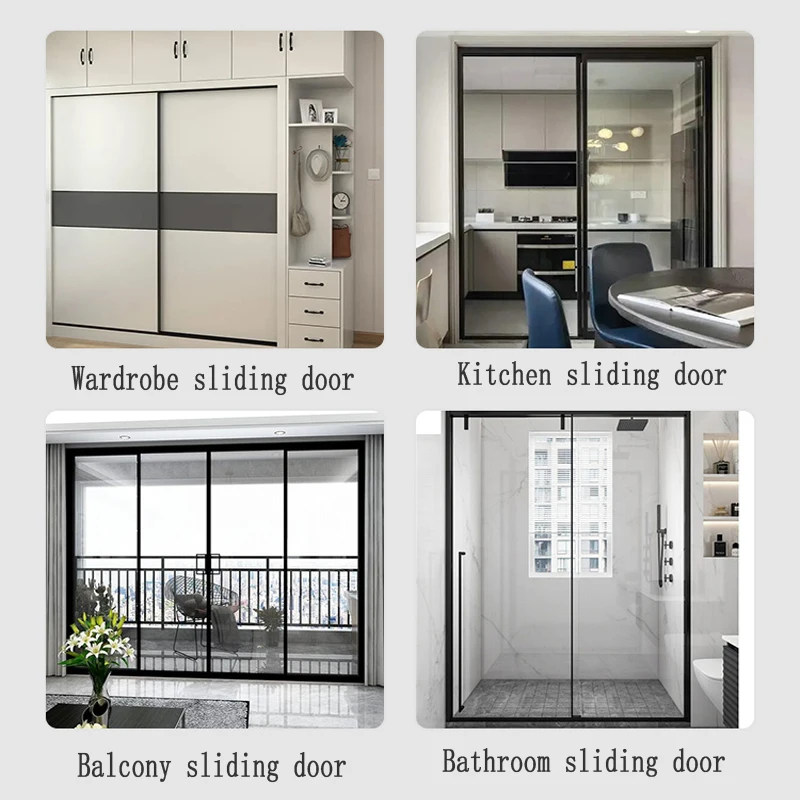 Sliding Wardrobe Door Pulley Lower Wheel Kitchen Wheel Ground Rail  Glass Door Bathroom Concave Convex Pulley