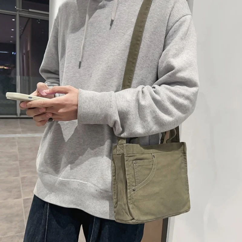 

High-End Business Leisure Bag Stylish Clutch Mini Casual Simple Vintage Fashionable Letter Logo
