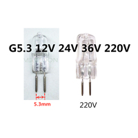 5PCS G5.3 12V 20W 12V 35W G5.3 24V 20W G5.3 24V 35W 24V 250W 36V 35W G5.3 36V 50W 35W G5.3 110V 20W G5.3 220V 35W G5.3 220V 100W