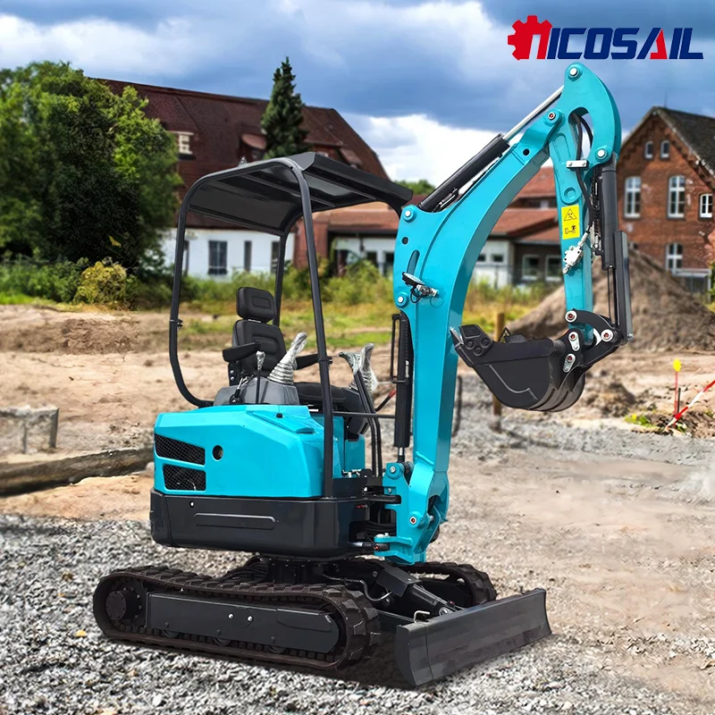 

Free Shipping Kubota Excavators Machine Crawler Digger 2.0 Ton EPA Engine Excavator Home Mini bagger for Sale