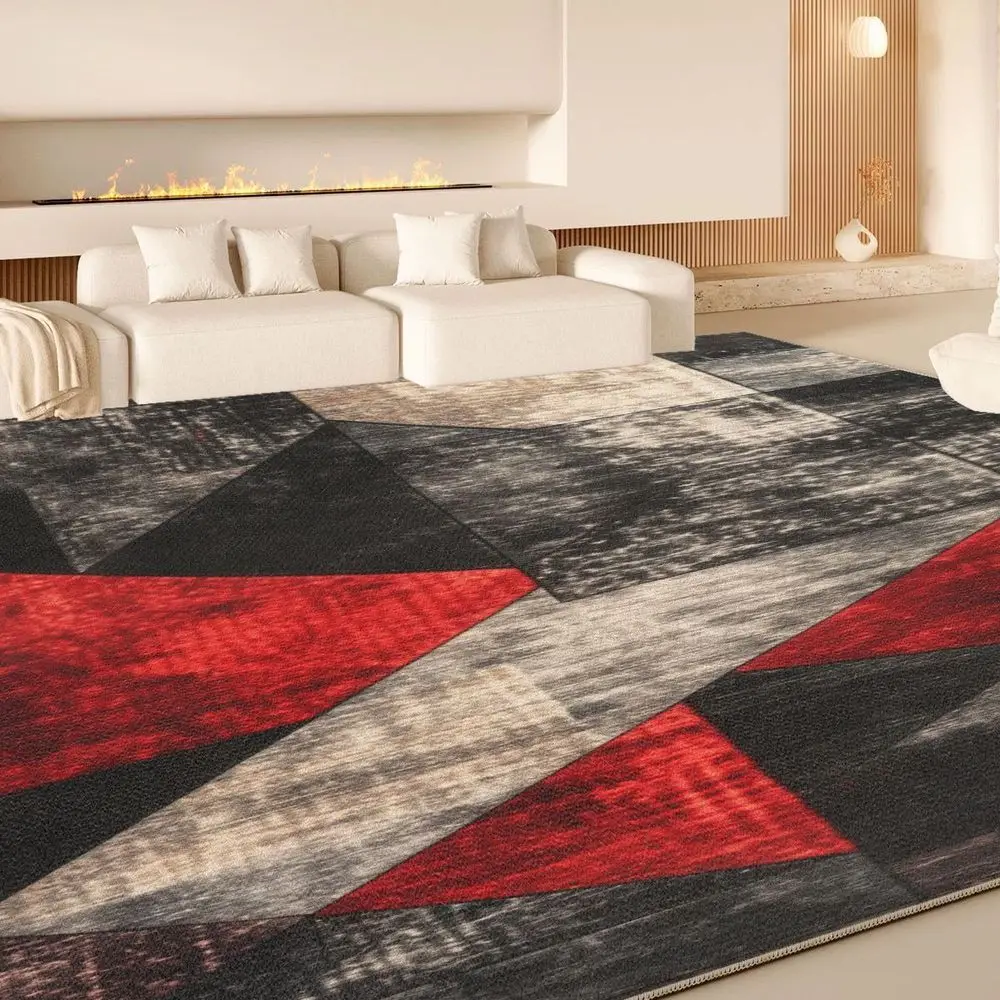 

VIKAMA Loop - Pile Material Mat for Living Room and Bedside, Lightweight and Easy to Move, Wear - Resistant and Non - deformable