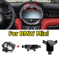 For BMW Mini All Year Car Phone Holder Gravity Phone Holder Air Vent Mount GPS Bracket Base Car Phone Stand Car Accessories