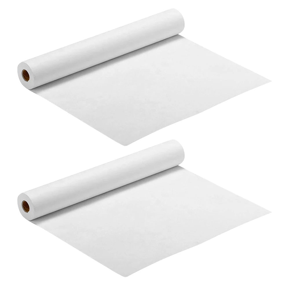 

2Pcs White Drawing Paper Roll Painting Paper Rolls for Kids Art Craft Watercolor Sketch Supplies Blank Drawing Papar