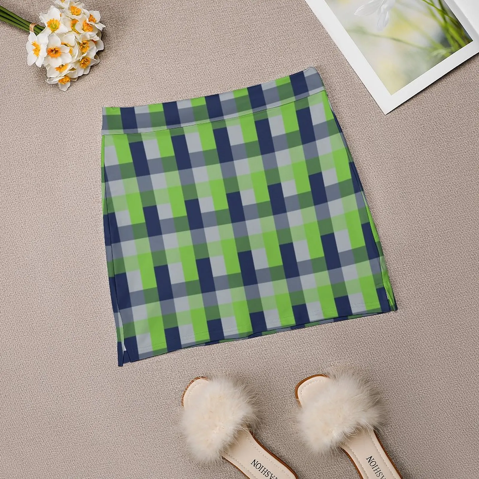 Pacific Northwest Plaid Light Proof Trouser Skirt skirts for woman short skirt