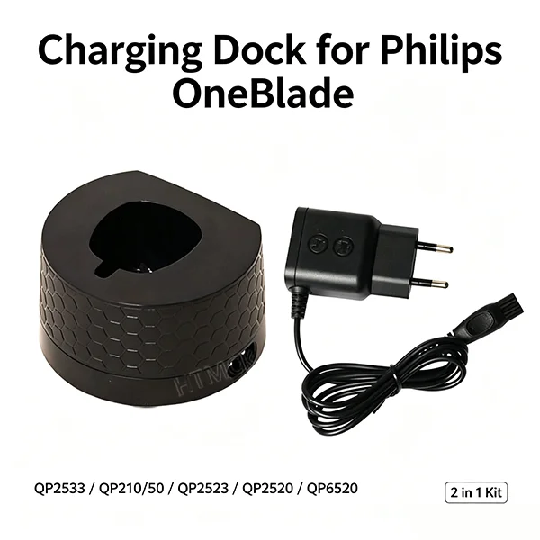 Replacement Charging Dock + Power Adapter 2 in 1 Set HQ850, Electric Shaver Charger Stand Compatible with Philips Shaver, Small gallery 4