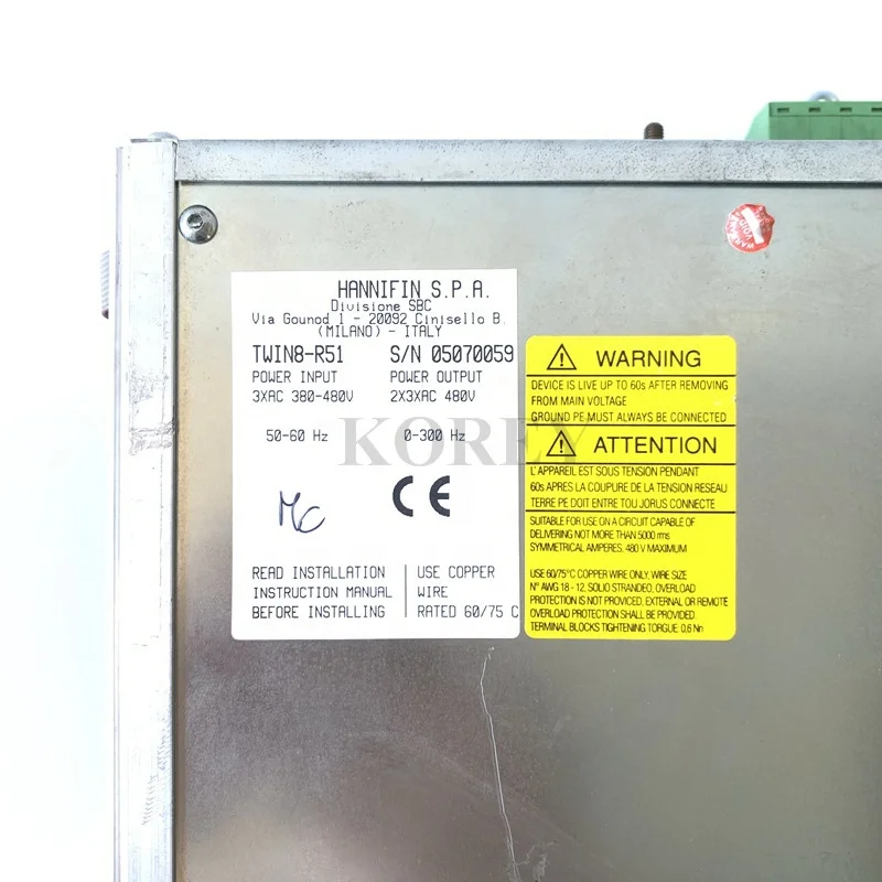 Servomoteur TWIN8-R51 Veuillez vous renseigner