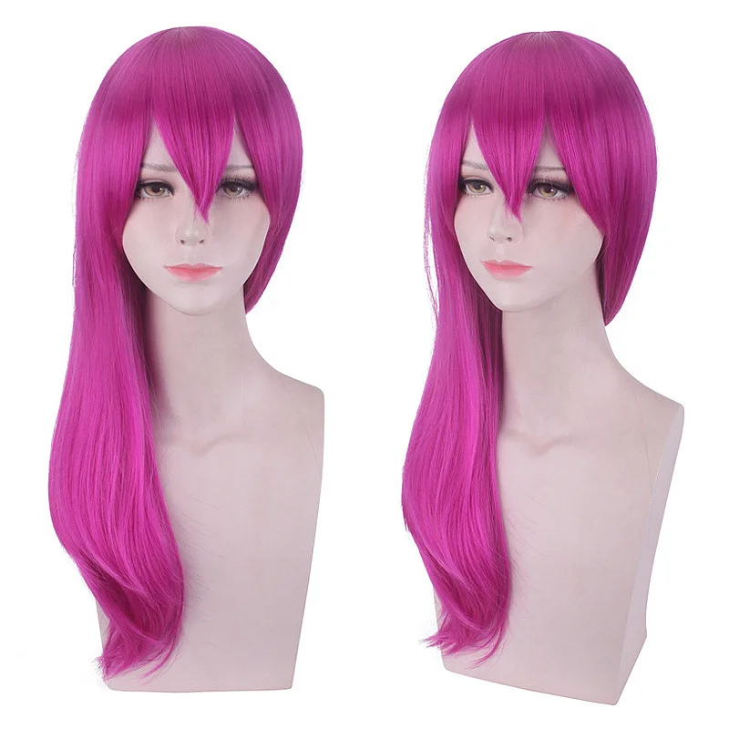 Synthetic Cosplay Wig Inspired By KP O KDA Idol Singer Akali-Kaisa-Ahri-Evelynn Long Anime Fantasy Party Hair view 3