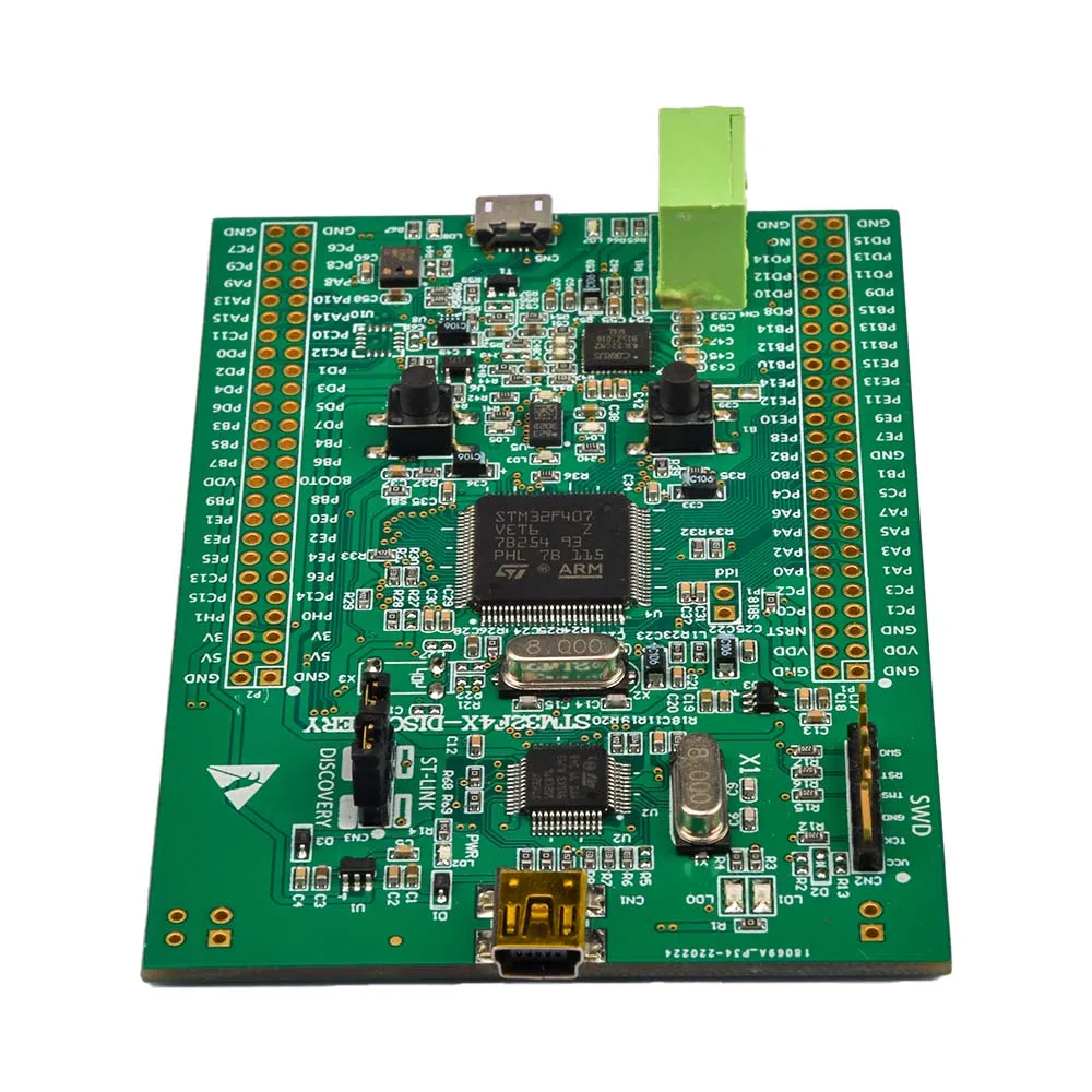 Stm32f4 Découverte Stm32f407 Cortex-m4 Développement STM32F407 st-link V2 STM32F407VGT6 STM32F407VET6 Carte de Développement