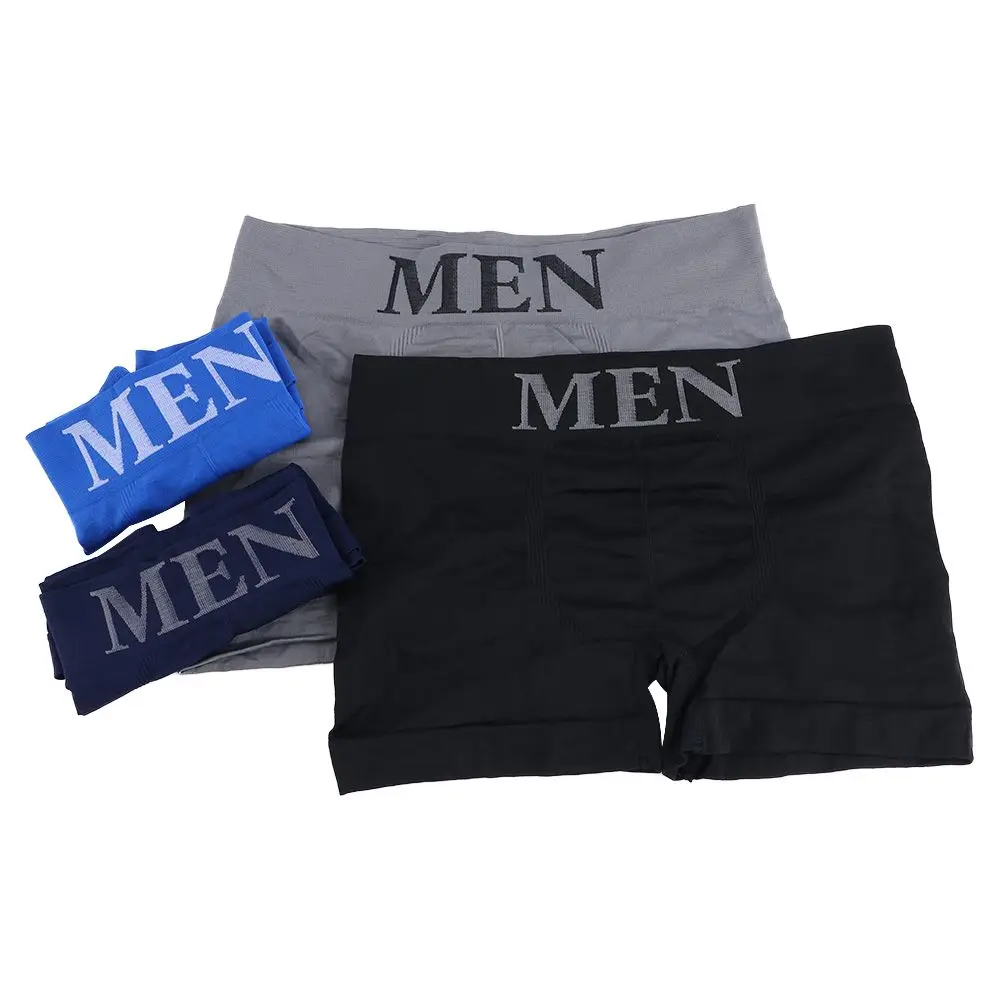 Men\'s Panties Plus Size Underwear Boxers Breathable Man Boxer Underpants Comfortable Male Brand Shorts Black Blue Underwear