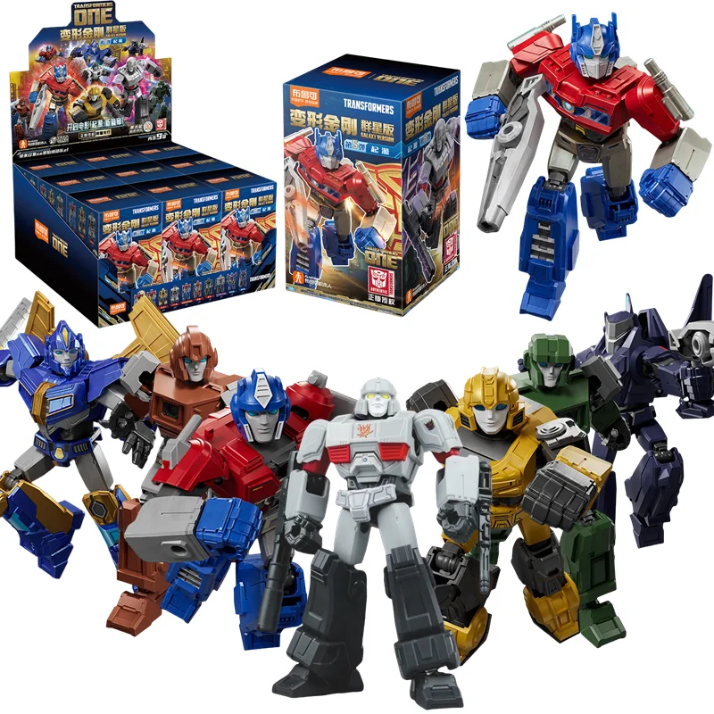 riginal Blokees Transformation One Optimus Prime Tarn Megatron Shockwave klocki figurka Robot Alloy G1 zabawki anime