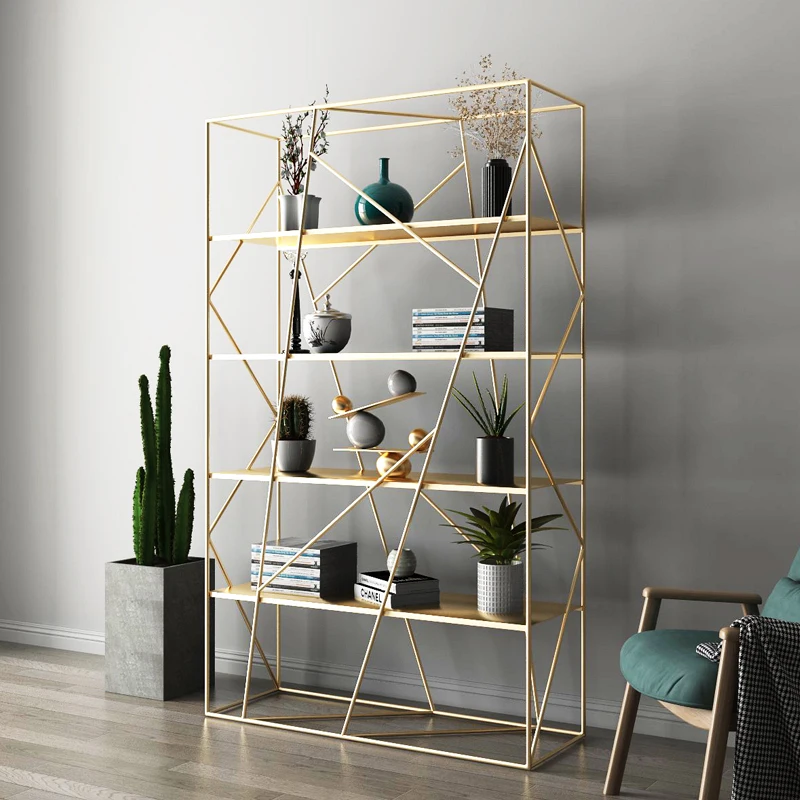 

Office partition, wrought iron bogu rack, tea display display living room bookshelf, floor storage