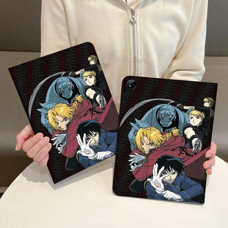 

F-Fullmetals A-Alchemists Art Tablet Case For Vivo IQOO Pad Air Pad3 IQOO Pad5 Pad2 Pad3 SE Pro 11.5 12.1 12.3 13 Inch