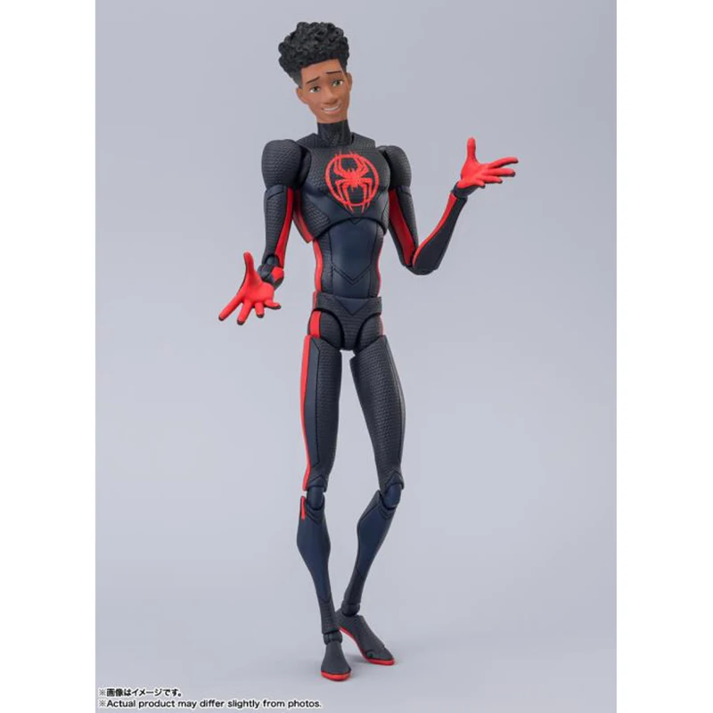 Bandai S.H.Figuarts Shf Spider-Man Miles Morales Across the Spider-Verse In Stock Anime Action Collection Figures Model Toys