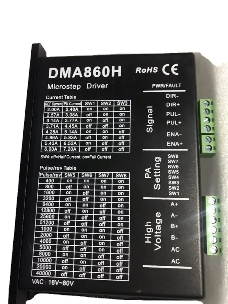 Siheng Factory 60BYGH Nema 24 2 fases 60mm Motor de passo 2A 1.5N.M Torque híbrido para máquina de gravação industrial