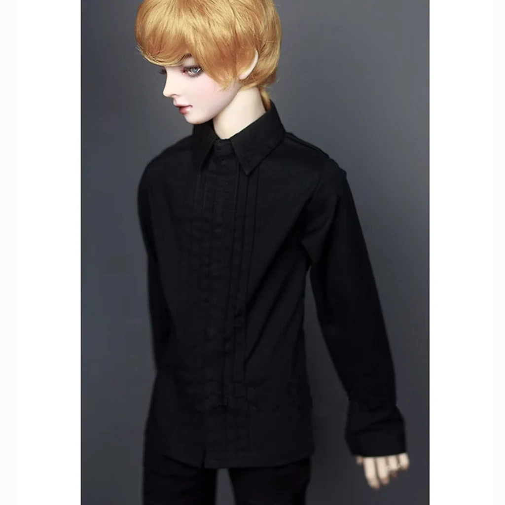 [Wamami] 529 # Zwart Shirt/Outfit/Kleding Voor 1/4 Msd 1/3 Sd Dz Aod Bjd Jongen dollfie