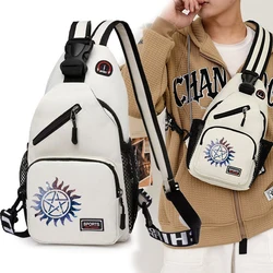 Supernatural Chest Bag Sling Messenger Bags Crossbody Backpack Travel Sports Bagpack Men Shoulder Bag Gift Rucksacks
