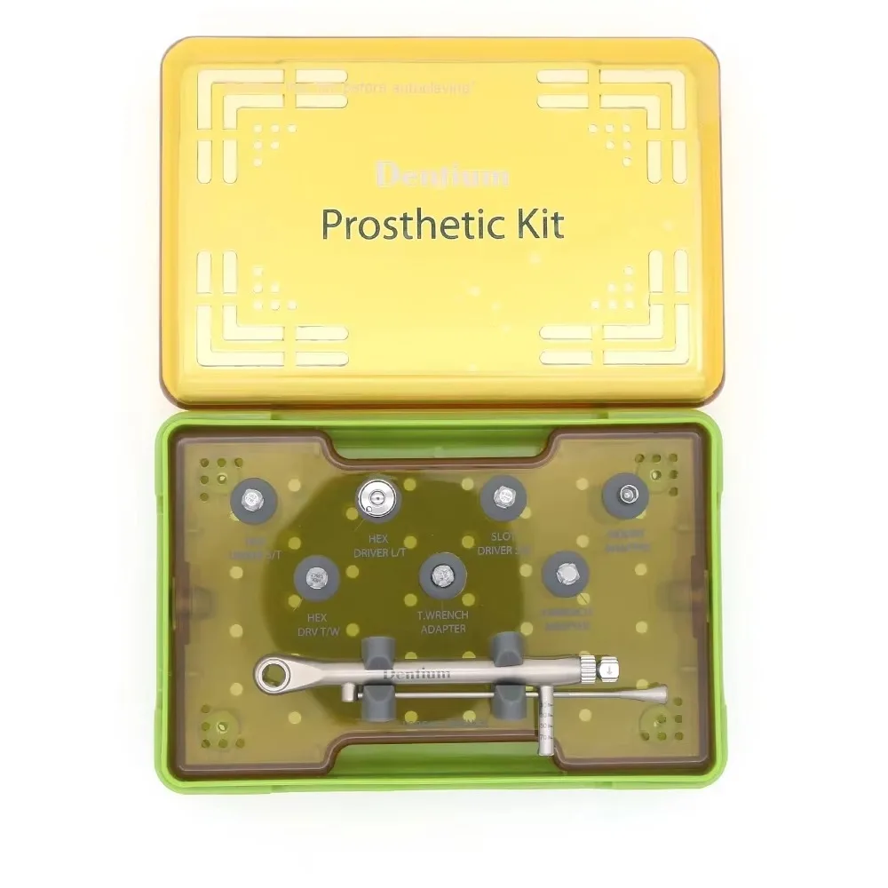 Dentium XIP Prosthetic Kit Dental Implant Instrument Dentistry Surgery Tool Torque Wrench Hex Driver Sets