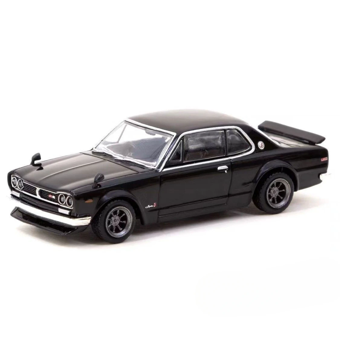 Tarmac Works 1:64 Tw Nissan Skyline 2000 GTR KPGC10 Black Alloy Model