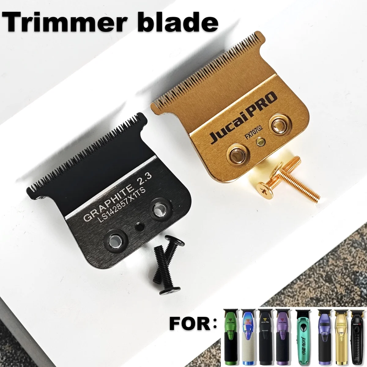 Original Replacement Blade FF1T Trimmer F7878 FX707、870 Carbon Steel Graphene Coated Blade Professional Hair Clipper Spare Blade