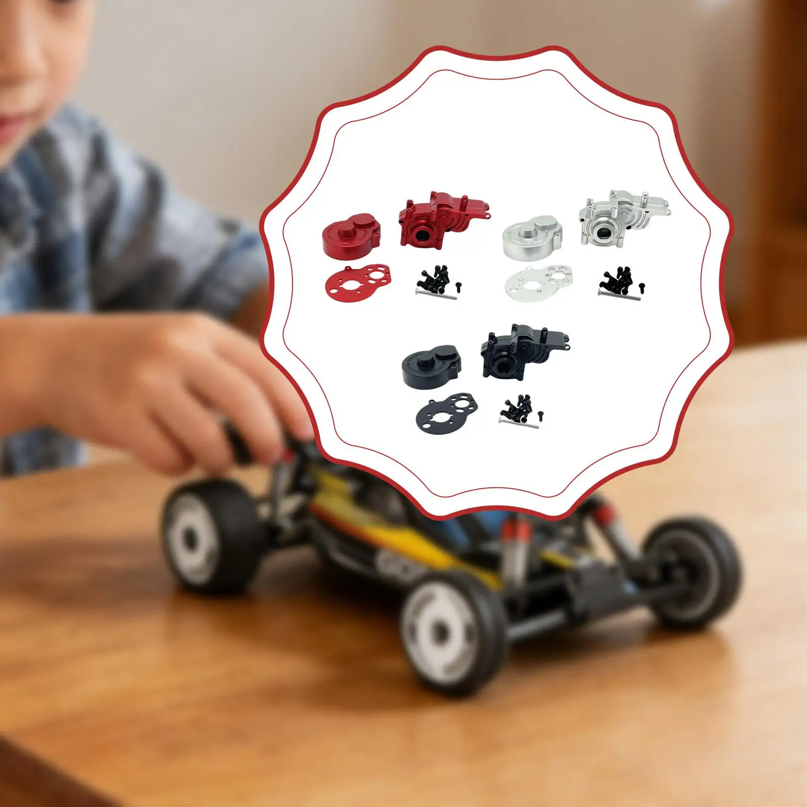 

Крышка корпуса коробки передач для радиоуправляемых моделей, DIY-запчасть для трансмиссии, замена для Wltoys, 244016, для хобби-моделей автомобилей и краулеров