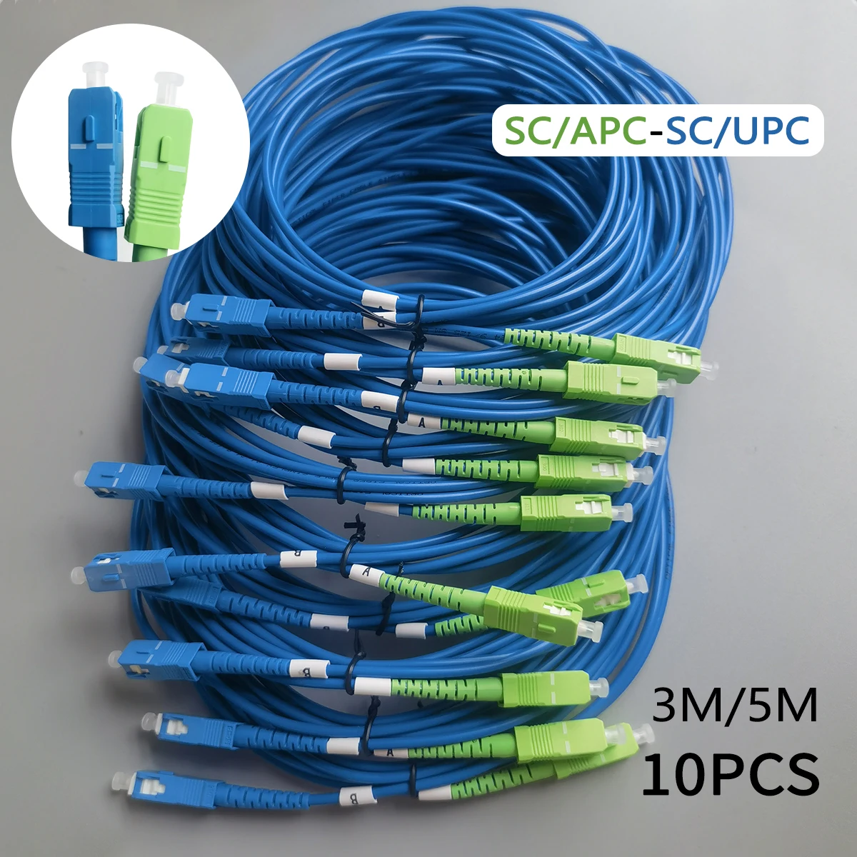10PCS Fiber Optic I… - image