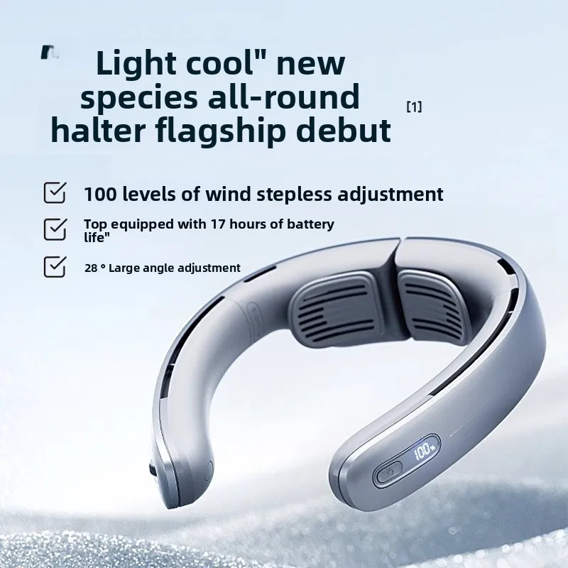 

Rechargeable Neck Cooling Fan Mini Portable Air Conditioner with USB Charging for Home Office TravelElectric fan