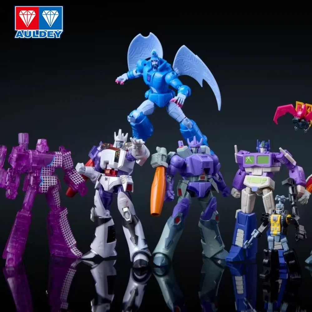 本物の正規品トランスフォーマーメカモデルガルバトロンクリアメガトロンコレクタブルアクションフィギュア男の子の祭りサプライズギフトおもちゃ