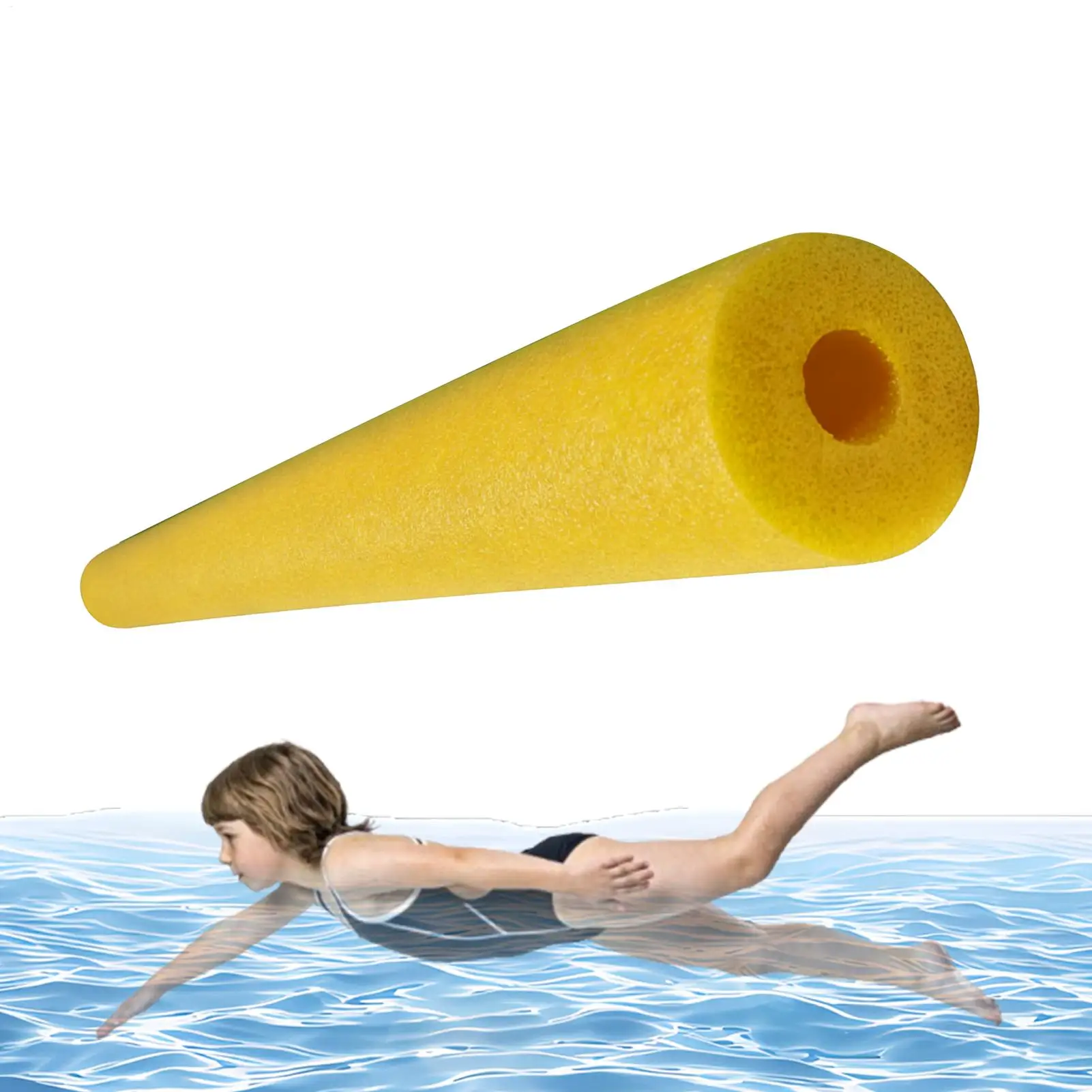 120cm hollow Swimming Pool Foam Noodle Float Aid Swim Noodles Ring Buoyancy Stick Useful For Kids Adult Pool Accessories