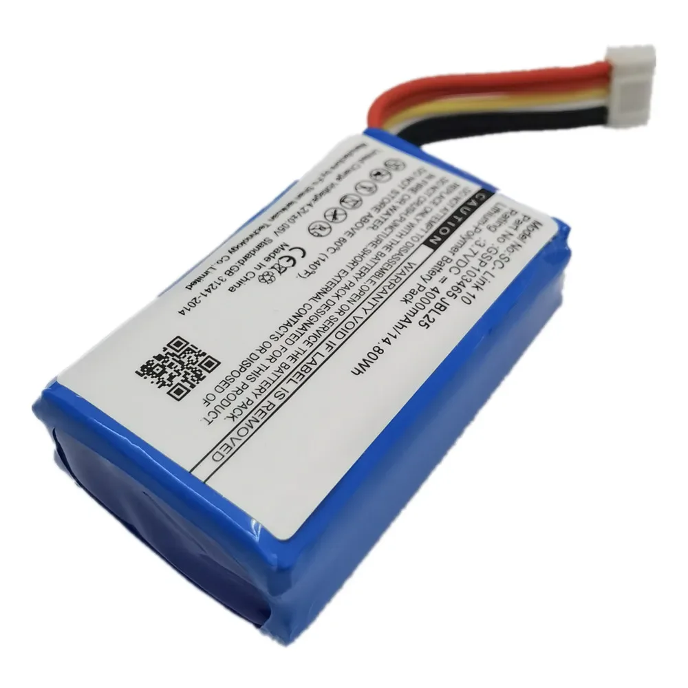 2024 Years 100% Original GSP103465 4000mAh Speaker Battery For JBL Link 10 Link10 Loudspeaker Bluetooth Battery Bateria In Stock