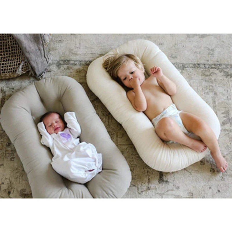 Baby Nest Pad Lounger Portable Sleeping Cradle Crib Toddler Infant Bassinet Newborn Nursery Carrycot Floor Seat Sleeper Bed