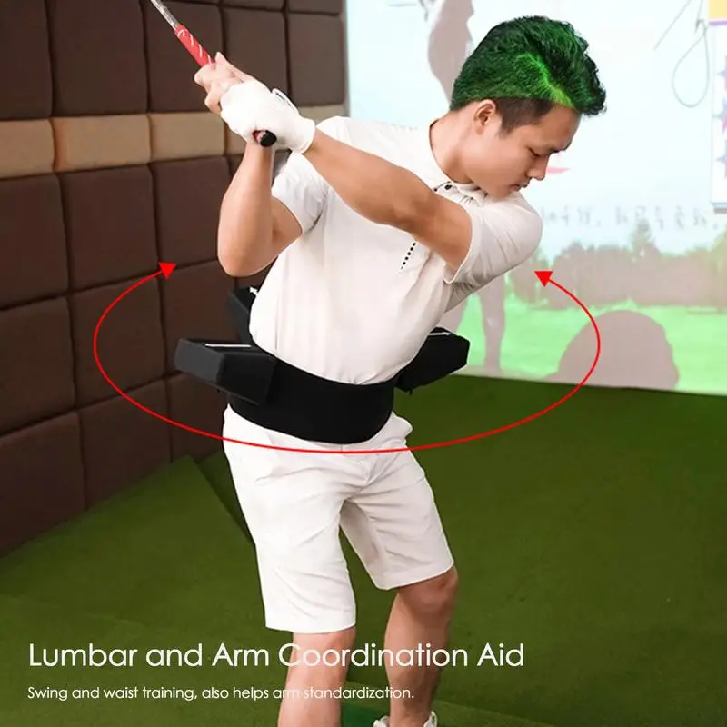 

Golf Swing Waist Strap Effective Waist Turning Aid Golf Swing Trainers Golf Swing Practicing Waist Band Highly Scalable Swing