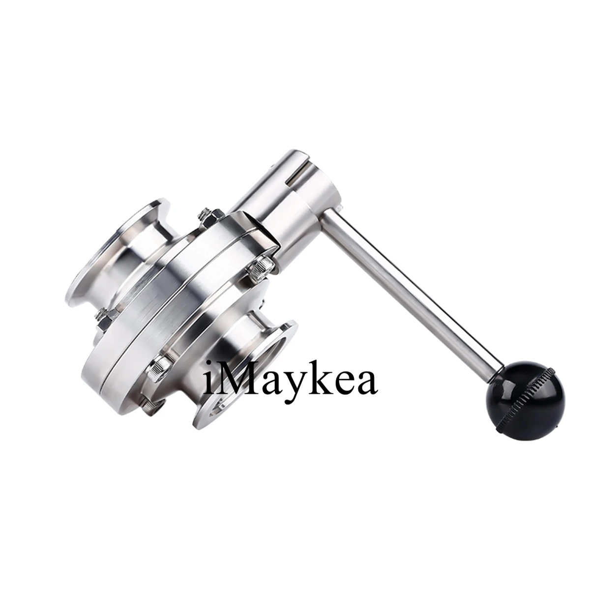 KF50 Sanitary Vacuum Butterfly Valve Tri-Clamp OD 75mm Stainless Steel 304