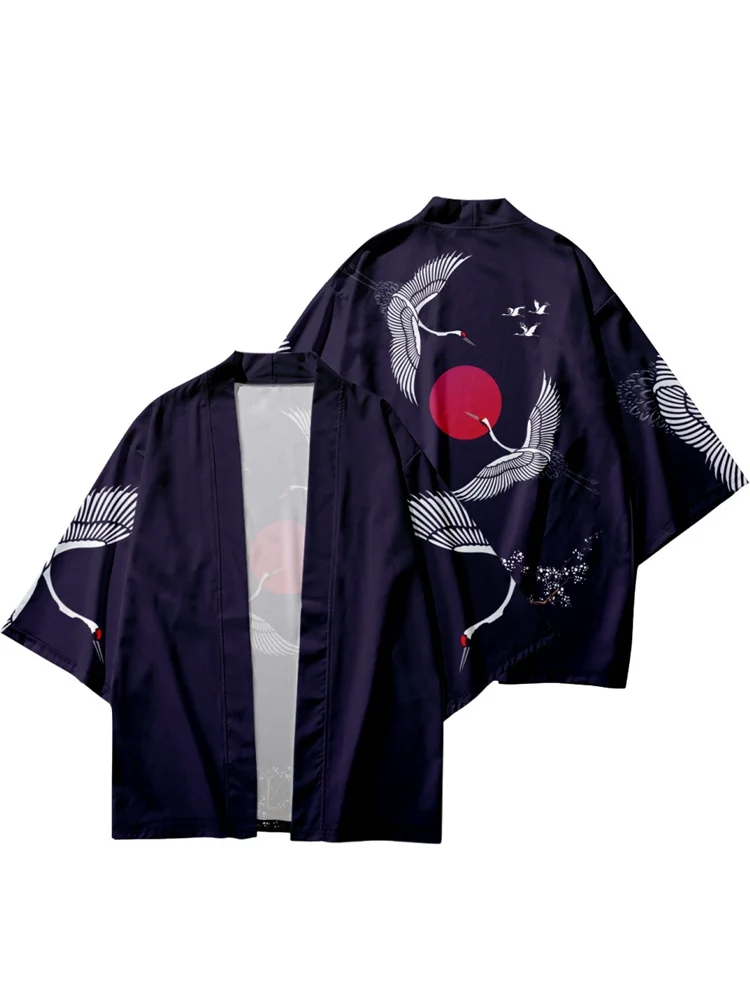 3 tot 14 jaar Kids Kimono Japanse traditionele kostuum jongens meisjes Dragon Kimono Haori vest jas kinderen strandkleding mantel - afbeelding 2