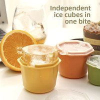 3pcs Creative Ice Cube Mold Whiskey Spherical Ice Ball Mould Food Grade Ice Cube Container DIY Home Bar Party Maker Gadgets