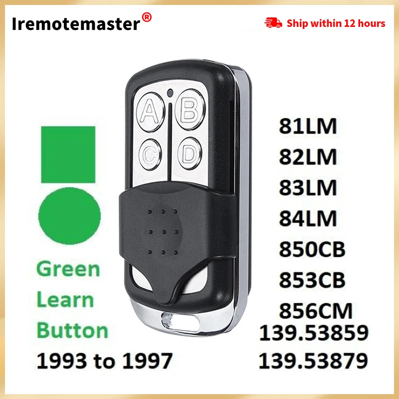 

FOR Liftmaster Sears 81LM 82LM 83LM 84LM replacement Mini remote green learn button