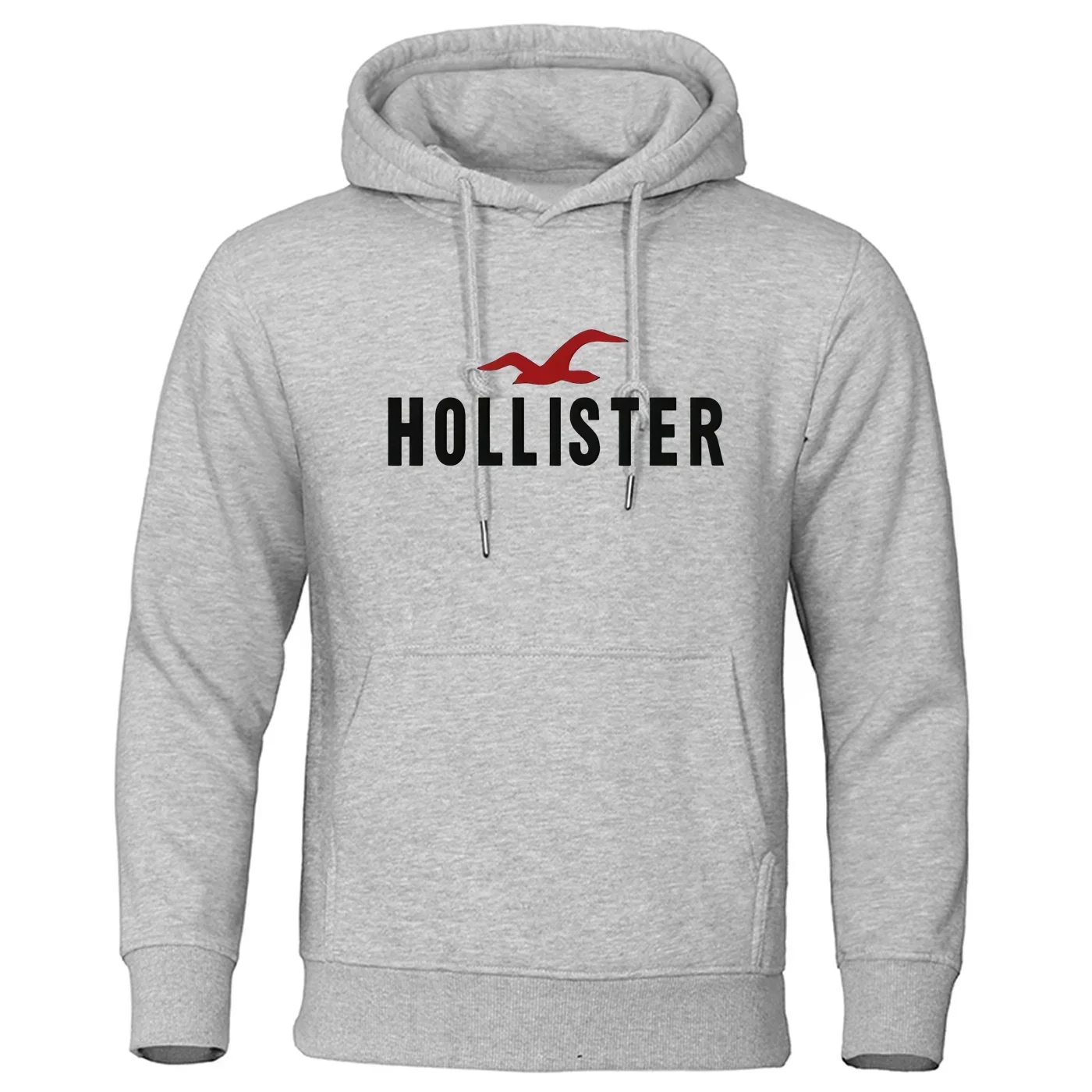 

Hollister-Sudadera con capucha y cuello redondo para hombre Jersey informal con estampado de hip-hop nueva moda Otoño e Invierno