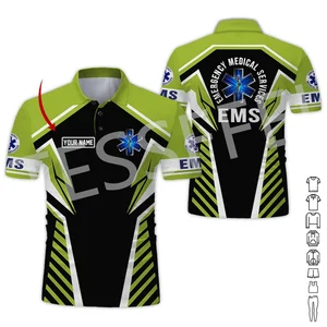 Unisex Personalisierter Name Cosplay -Shirts Polo, medizinischer Sanitäter, Tattoo -Arbeiter, Retro 3Dprint, Harajuku, lässig, Kurzärmel, x1, Sommer 11 Hauptverkaufshirt X1 - №12