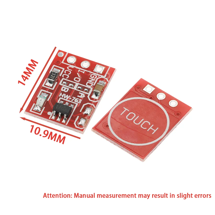 10PCS Touch Button Module Capacitor Type Single Channel Self Locking Touch Switch Sensor TTP223